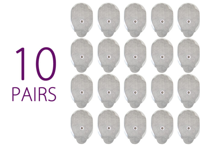 10 Pairs of large pads for pulse massager - 20largepads